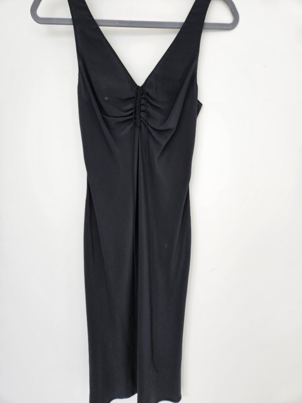 GUCCI BY TOM FORD SILK SLIP DRESS BLACK